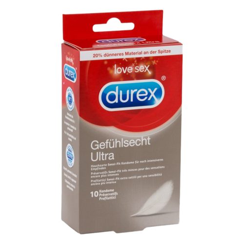 Durex Feel Ultra Thin - ultra élethű óvszer (10db)