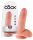 King Cock 7 herés dildó (18 cm) - natúr