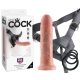 King Cock Strap-on 8 - felcsatolható dildó - natúr