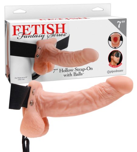 Fetish Strap-on 7 - felcsatolható dildó (natúr)