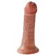 King Cock 6 dildó (15 cm) - barna