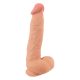 Natute Skin - dildó bőrrel - 25cm (natúr)