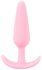 Cuties Mini Butt Plug - szilikon anál dildó - pink (2,1cm)