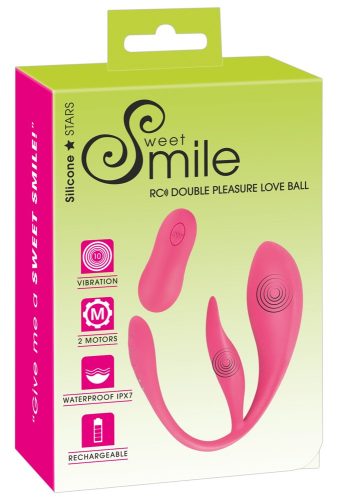 SMILE - akkus, rádiós vibrációs tojás (pink)