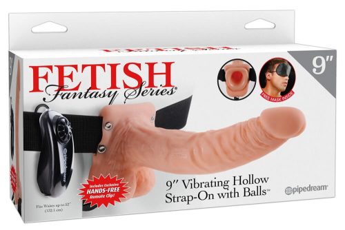 Fetish Strap-on 9 - felcsatolható vibrátor (natúr)