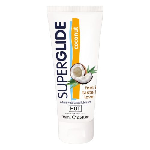 HOT Superglide Kókusz - ehető síkosító (75ml)