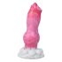 Animalorny Buldog - kutya pénisz dildó - 17cm (pink)