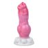 Animalorny Buldog - kutya pénisz dildó - 17cm (pink)