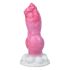 Animalorny Buldog - kutya pénisz dildó - 17cm (pink)