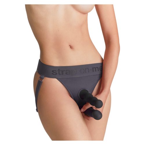 Strap-on-me - alsó felcsatolható dildóhoz - XS-XXL (szürke)