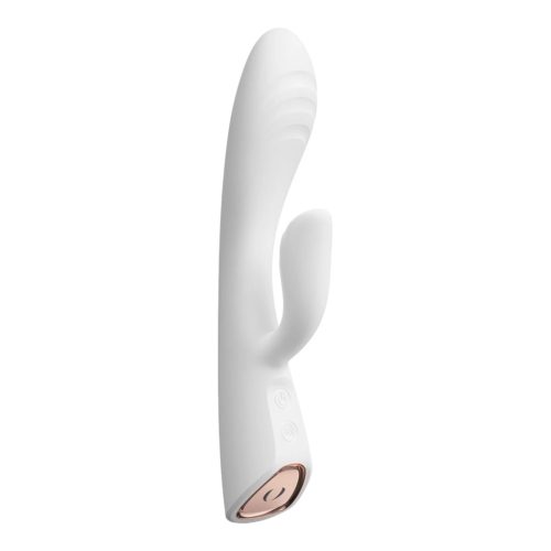 Dorcel Flexi Rabbit - melegítős csiklókaros vibrátor (fehér)