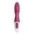 Satisfyer Heated Affair - melegítő, csiklókaros vibrátor (piros)