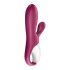 Satisfyer Hot Bunny - okos csiklókaros melegítő vibrátor (piros)