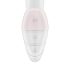 Satisfyer Supernova - akkus, léghullámos 2in1 vibrátor (fehér)