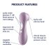 Satisfyer Pro 2 Gen2 - akkus csiklóizgató (viola)