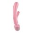 Satisfyer Triple Lover - G-pont és masszírozó vibrátor (pink)