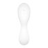 Satisfyer Curvy Trinity 5+ - okos léghullámos 2in1 vibrátor (fehér)