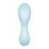 Satisfyer Curvy Trinity 5+ - okos léghullámos 2in1 vibrátor (kék)