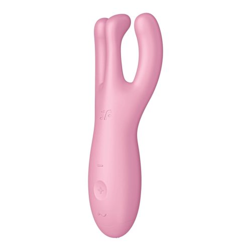 Satisfyer Threesome 4 - okos csiklóvibrátor (pink)