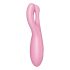 Satisfyer Threesome 4 - okos csiklóvibrátor (pink)