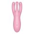 Satisfyer Threesome 4 - okos csiklóvibrátor (pink)