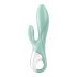 Satisfyer Air Pump Bunny 5 - okos pumpálható vibrátor (menta)