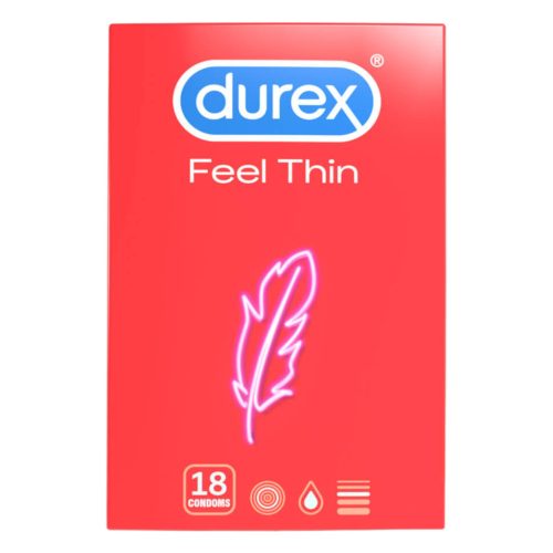 Durex Feel Thin - élethű érzés óvszer (18db)