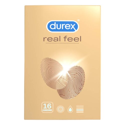 Durex Real Feel - latexmentes óvszer (16db)