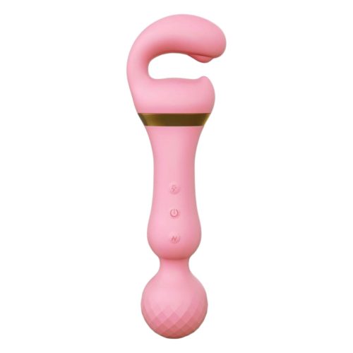 Tracy's Dog Magic Wand - akkus, 3in1 masszírozó vibrátor (pink)