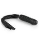 Easytoys Flogger - korbács és szilikon dildó egyben (fekete)