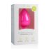 Easytoys Diamond - fehér köves anál dildó (nagy) - pink