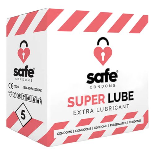 SAFE Super Lube - extra síkos óvszer (5db)