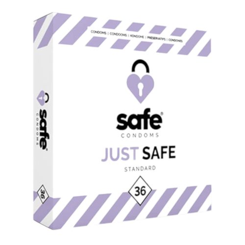 SAFE Just Safe - standard, vaníliás óvszer (36db)