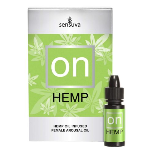 Sensuva Hemp - bizsergető intim olaj nőknek (5ml)