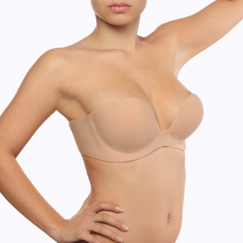 Bye Bra Gala C - rejtett Push-up melltartó (nude)